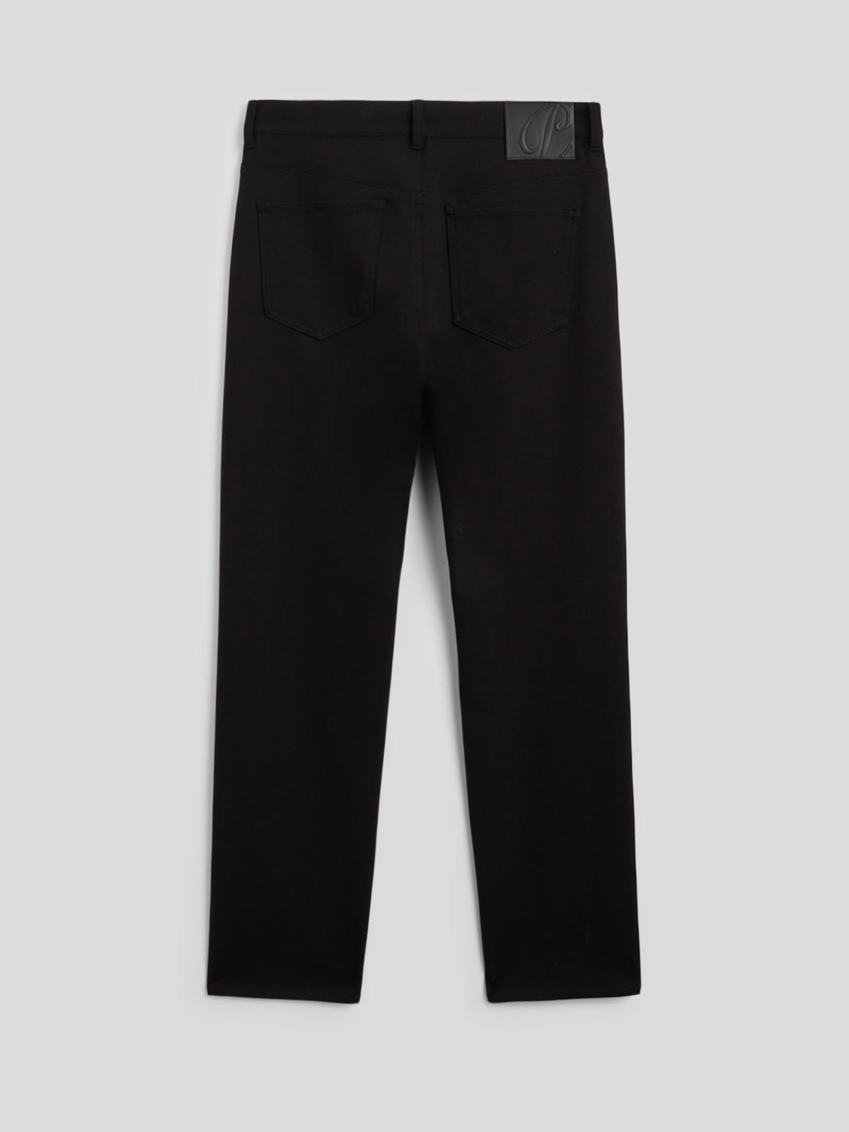 MEN'S 5 POCKET HEAVY JERSEY COMFORT SLIM PANT BLACK
