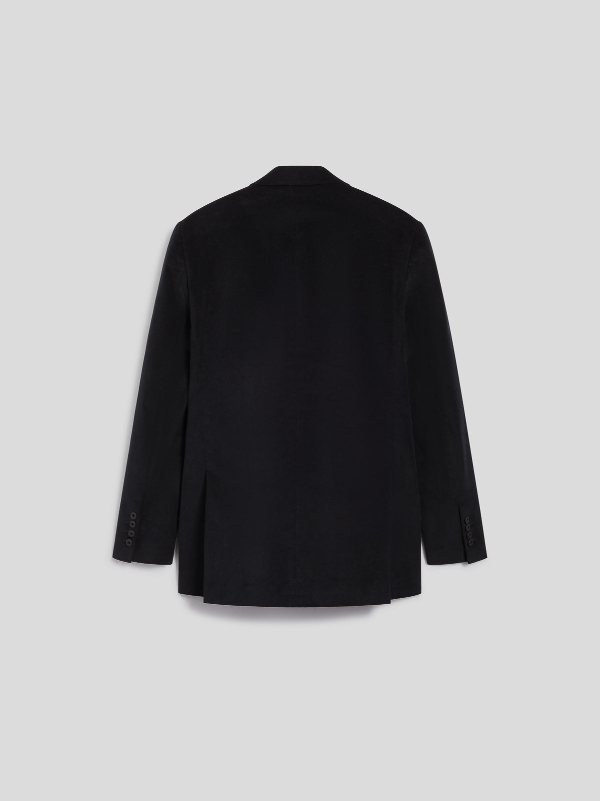 MEN'S DOUBLE-BREASTED BLAZER WITH PEAKED LAPELS REGULAR FIT IN VELVET BLACK