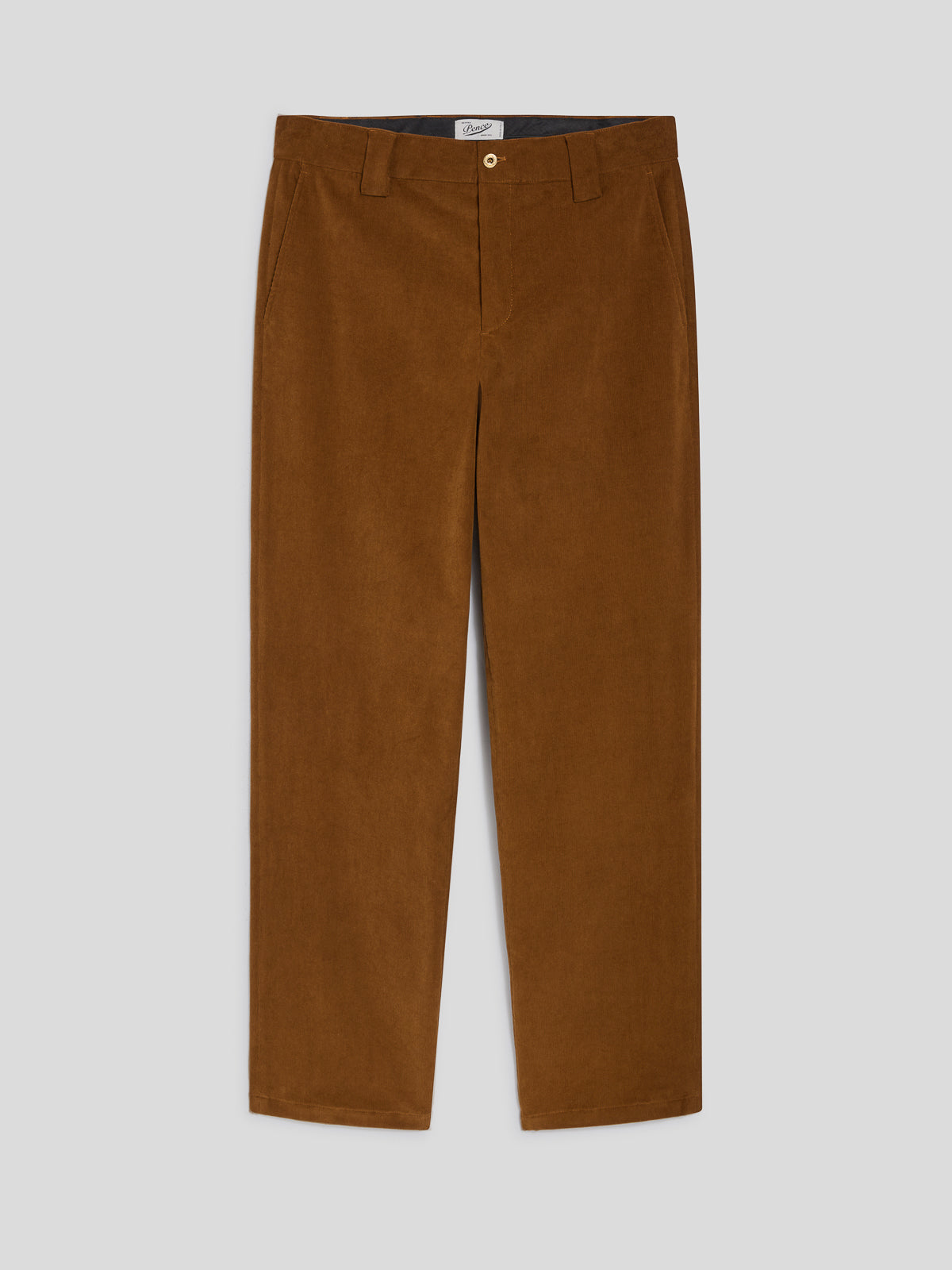 MEN'S REGULAR FIT CHINOS IN VELVET DARK CARAMEL