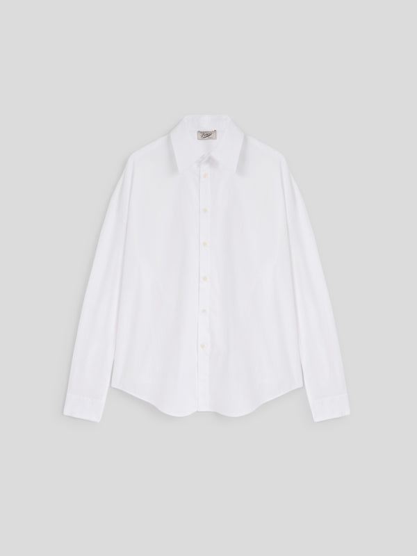 MEN'S SHIRT IN COTTON POPLIN OVER FIT WHITE COLOR - WHITE - Men′s Clothing  | Pence 1979
