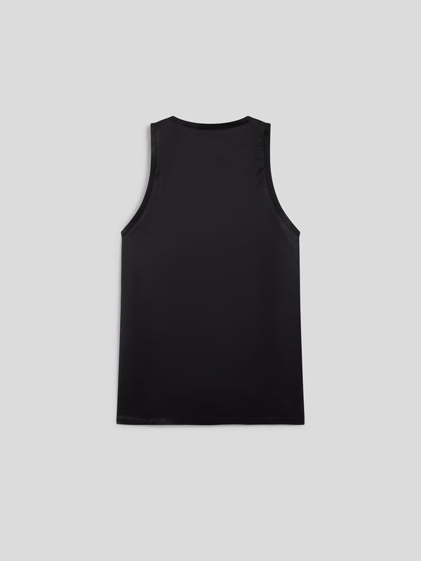 UNISEX RELAXED FIT VISCOSE TANK TOP BLACK - BLACK - Men′s Clothing  | Pence 1979