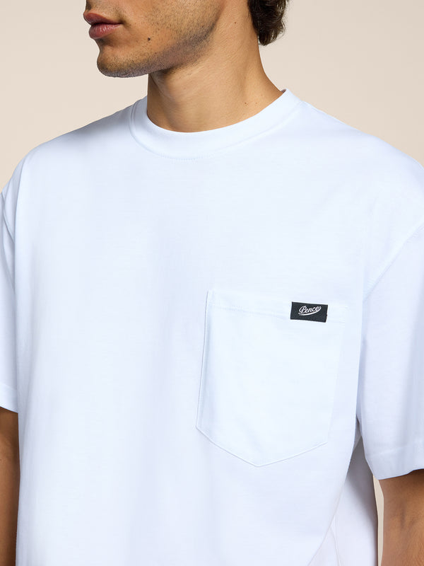 UNISEX OVER FIT COTTON T-SHIRT WHITE - WHITE - Men′s Clothing  | Pence 1979