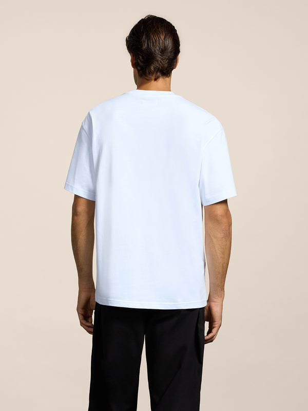 UNISEX OVER FIT COTTON T-SHIRT WHITE - WHITE - Men′s Clothing  | Pence 1979