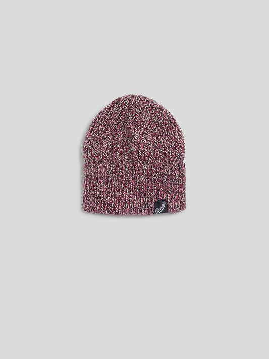 KNITTED BEANIE-ROSA MELANGE - MELANGE PINK - Men′s Clothing  | Pence 1979