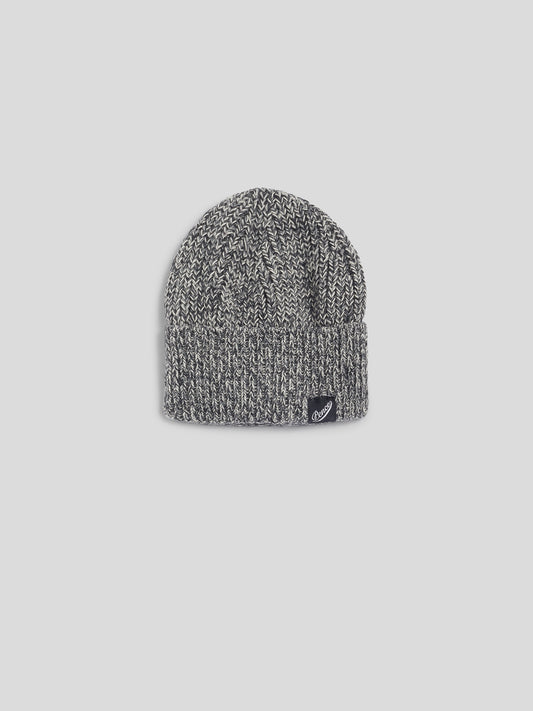 KNITTED BEANIE-GREY MELANGE - MELANGE GREY - Men′s Clothing  | Pence 1979