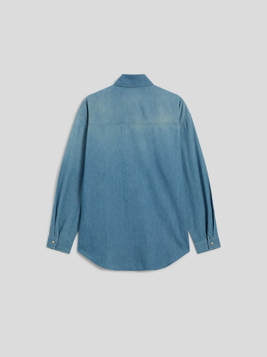 OVER FIT SHIRT - DEEP INDIGO - Check Active | Pence 1979