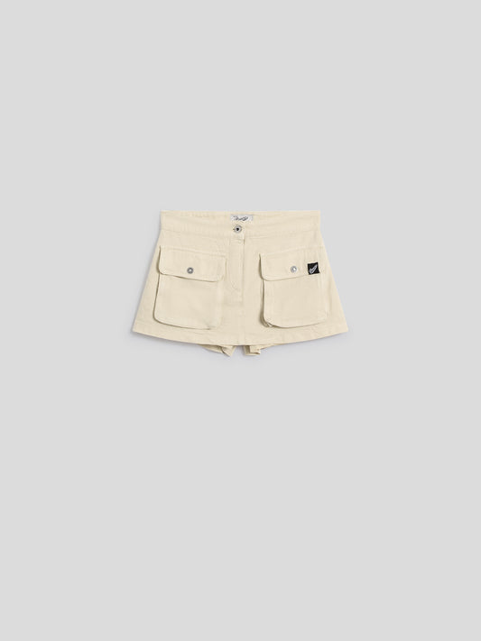 MINI SKORTS - OFF WHITE - Check Active | Pence 1979