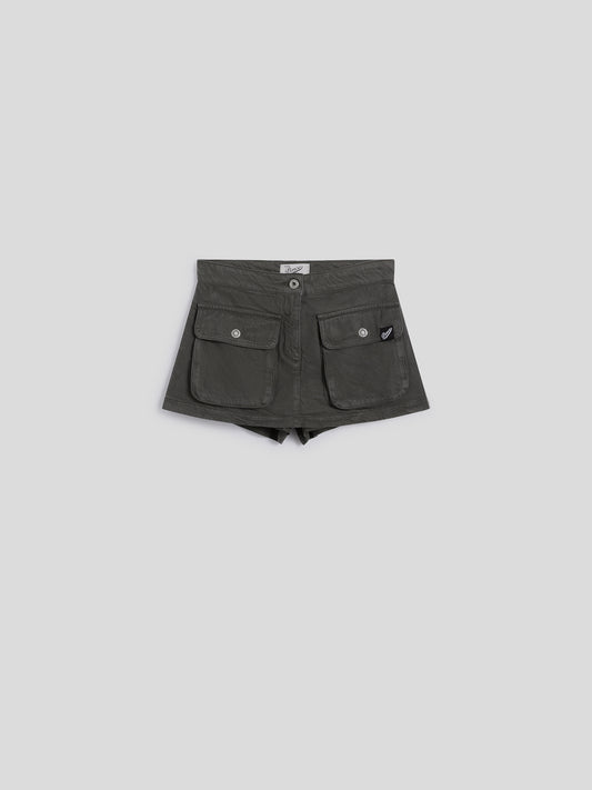 MINI SKORTS - GRAPHITE - Check Active | Pence 1979