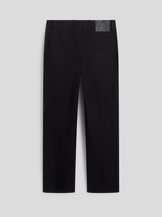 CHINO PANT - BLACK - Check Active | Pence 1979