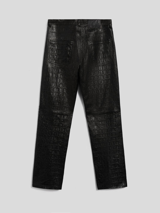 5 POCKETS PANT - BLACK - Check Active | Pence 1979