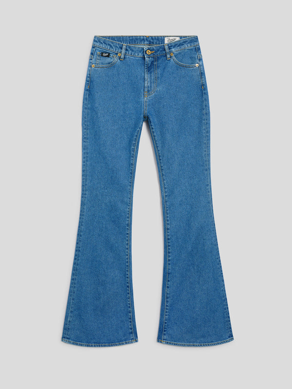 LONG DENIM DRESS COMFORT SLIM FIT DARK BLUE - LIGHT DENIM BLUE - Women′s Bottomwear | Pence 1979