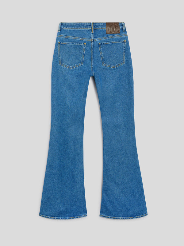 LONG DENIM DRESS COMFORT SLIM FIT DARK BLUE - LIGHT DENIM BLUE - Women′s Bottomwear | Pence 1979