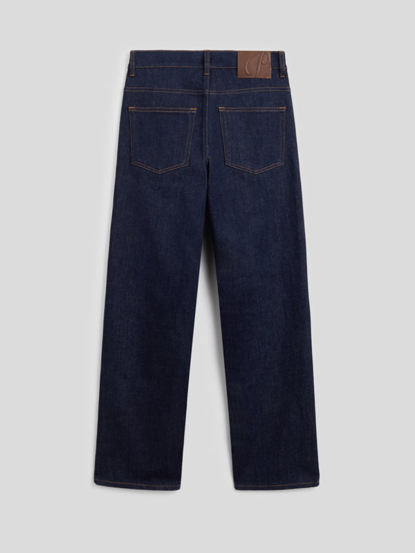 WOMEN'S 5 POCKET PANT IN DENIM COMFORT BLUE REGULAR FIT - DARK DENIM BLUE  - Women′s Bottomwear | Pence 1979