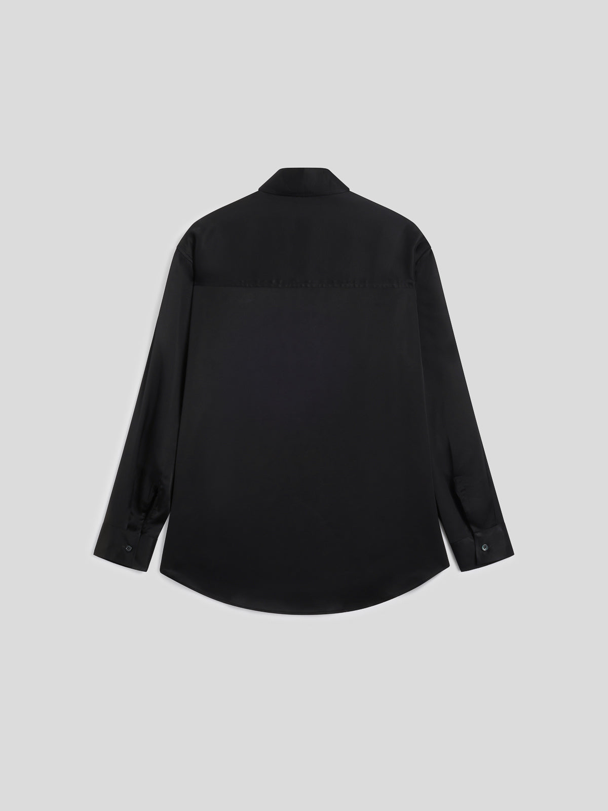 WOMEN'S OVER FIT VISCOSE SHIRT BLACK