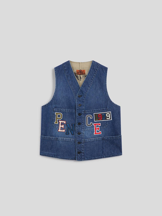 DENIM GILET - BLUE - Archive | Pence 1979
