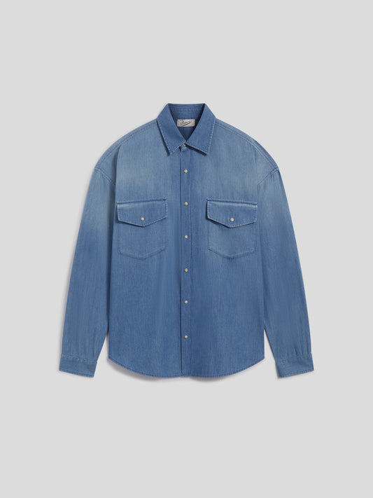 OVER SHIRT - DEEP INDIGO - Check Active | Pence 1979