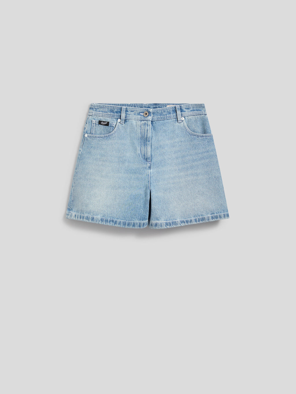REGULAR-FIT SHORTS IN LIGHT DENIM - LIGHT BLUE  - promo code | Pence 1979