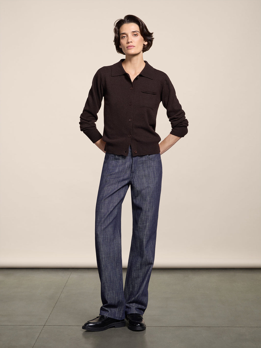 REGULAR FIT SPICY BLUE DENIM FIVE POCKET PANTS - SPICY BLUE - Check Active | Pence 1979