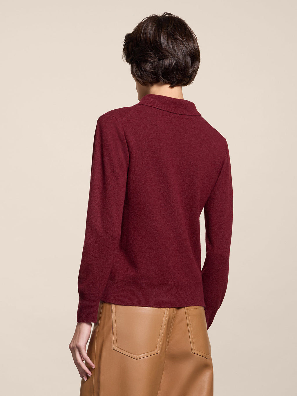 REGULAR FIT IN BORDEAUX WITH BUTTONS - BORDEAUX - Check Active | Pence 1979