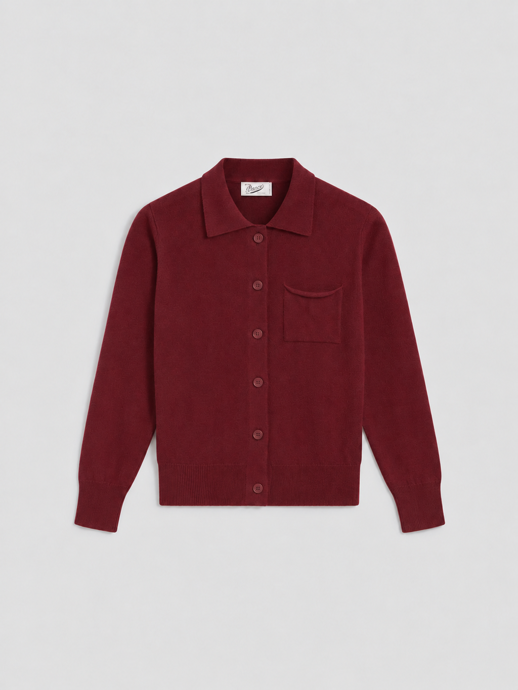 REGULAR FIT IN BORDEAUX WITH BUTTONS - BORDEAUX - Check Active | Pence 1979