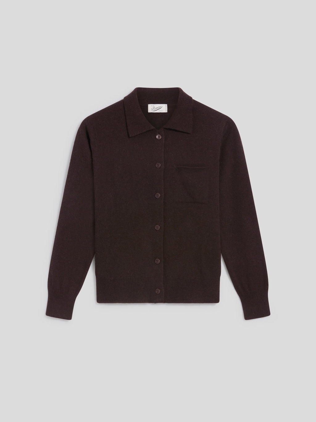 REGULAR FIT IN MAHOGANY WITH BUTTONS - MAHOGANY - Check Active | Pence 1979