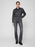 bootcut mid rise 5 pocket