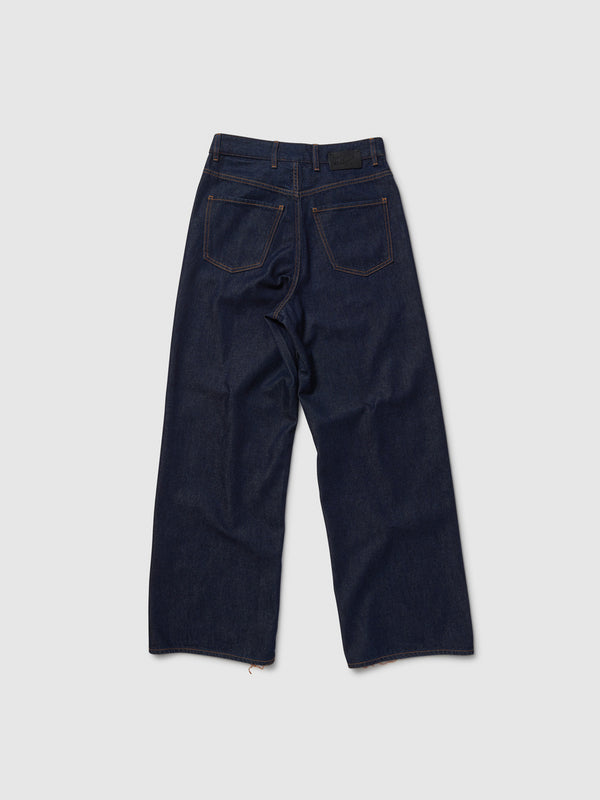 Jeans Flare da Donna a vita alta blu scuro
