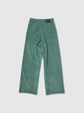 Pantalone Flare da Donna a vita alta verde