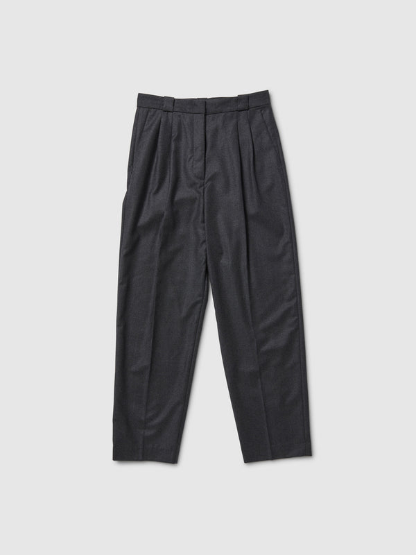 Pantalone da Donna doppia pinces grigio scuro