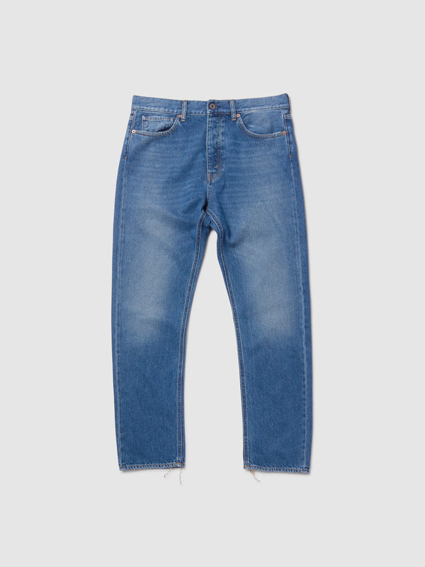 Jeans Regular Fit da Uomo a Gamba Dritta