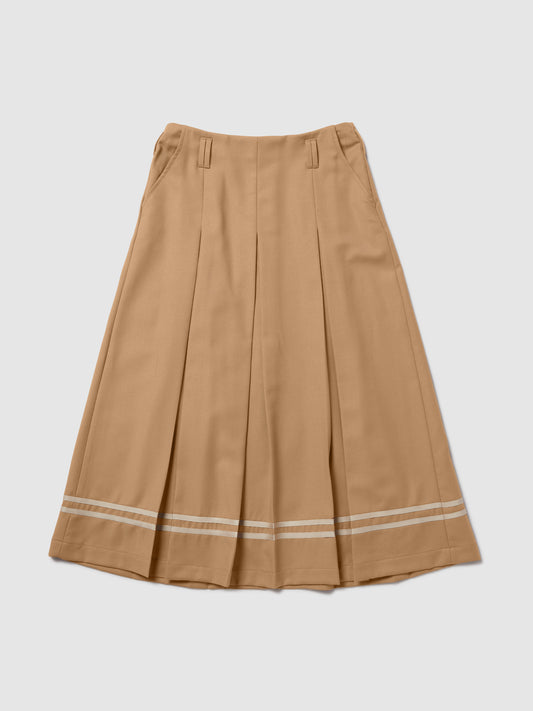 PLEATED MIDI SKIRT