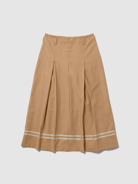 PLEATED MIDI SKIRT