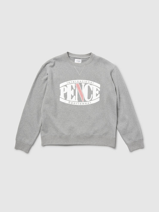 Felpa Girocollo Oversize Unisex grigia