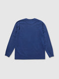 Maglietta Manica Lunga Oversize Unisex blu