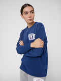 Maglietta Manica Lunga Oversize Unisex blu