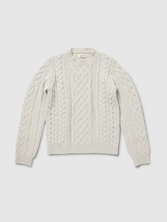 Maglione a Trecce Unisex grigio