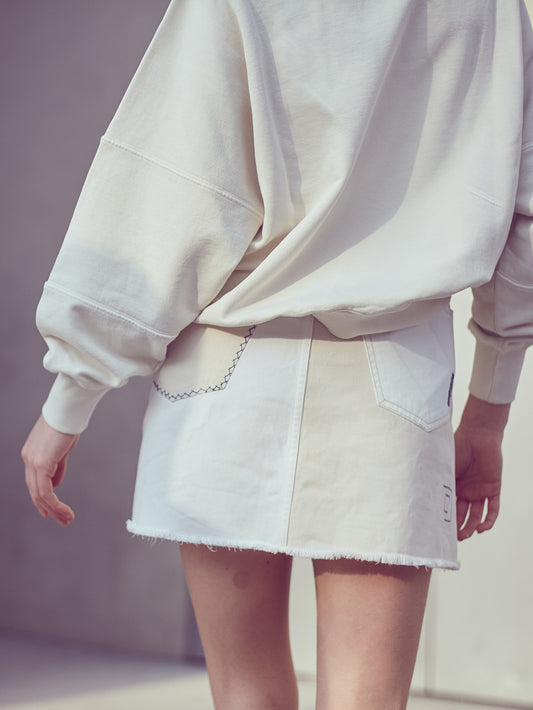 Mini skirt mid rise